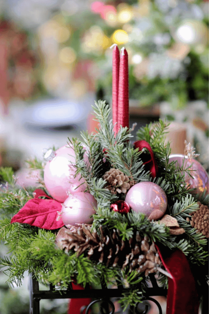 Świąteczny stroik.